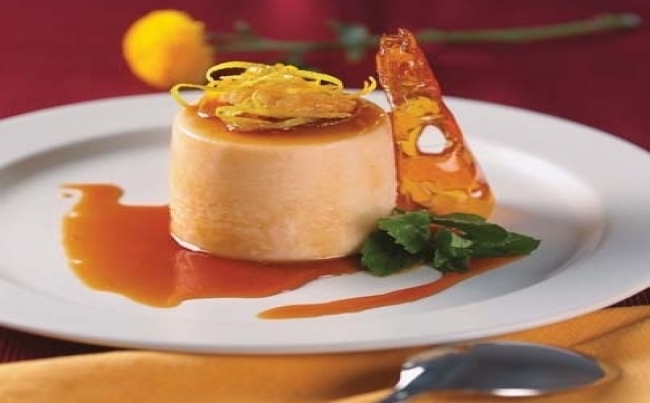 Crema acaramelada de naranja